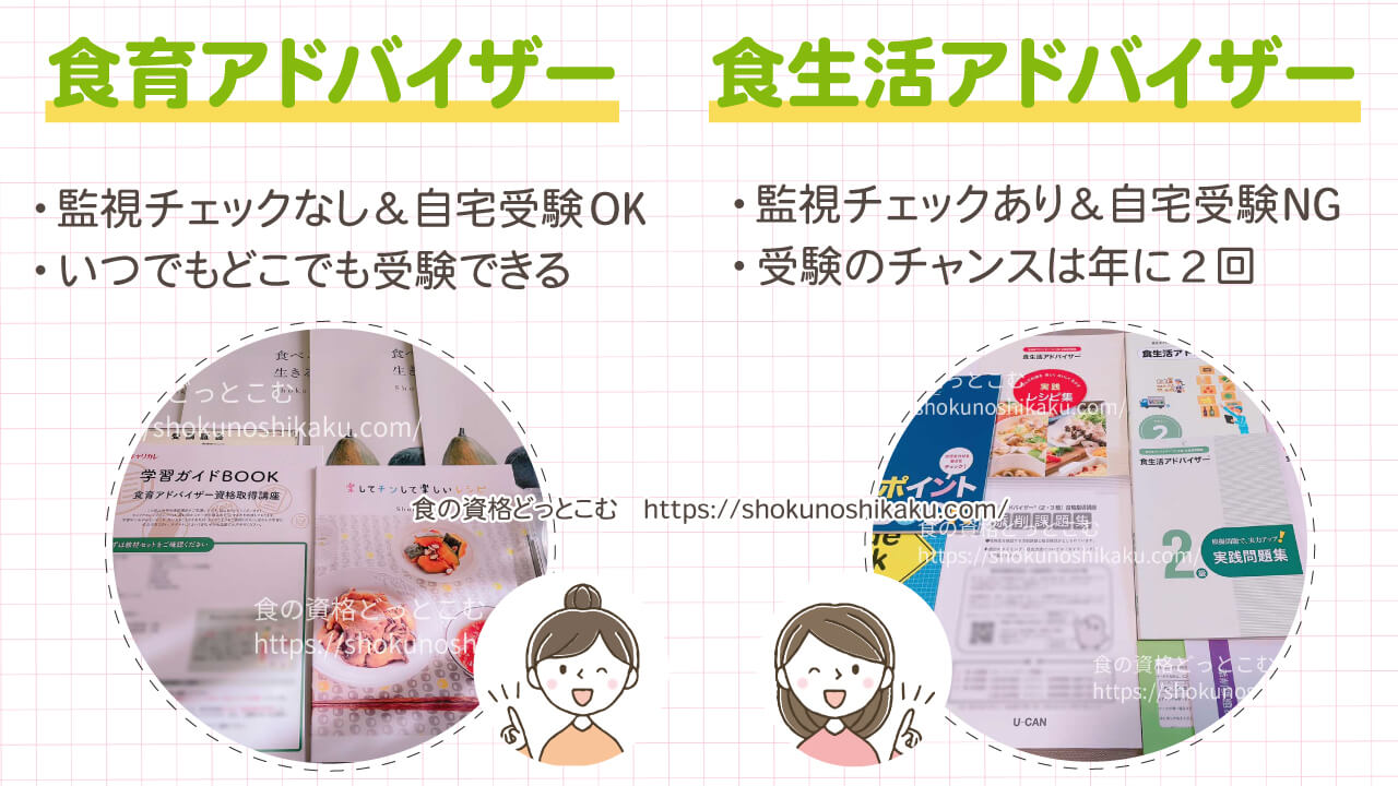 食育アドバイザーと食生活アドバイザーの違い