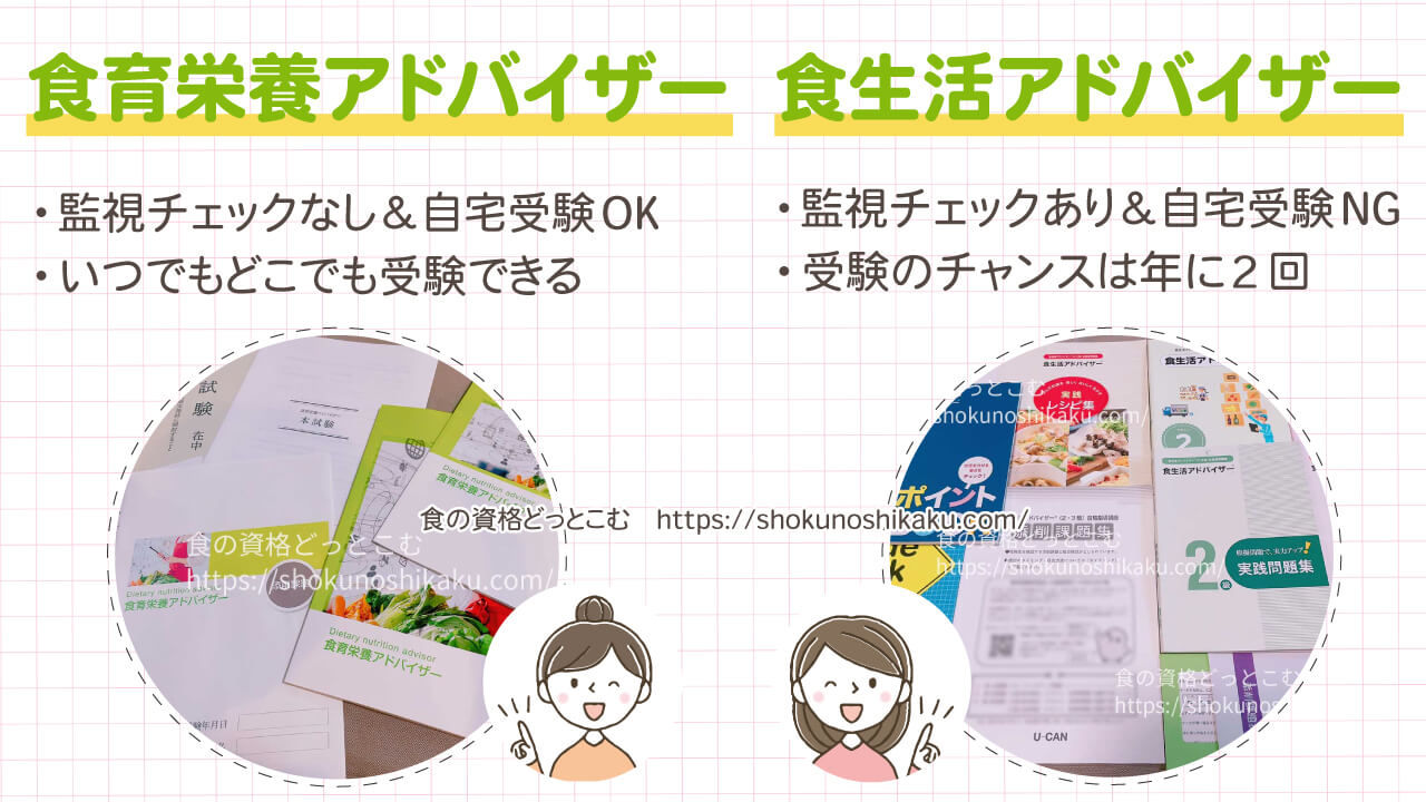 食育栄養アドバイザーと食生活アドバイザーの違い
