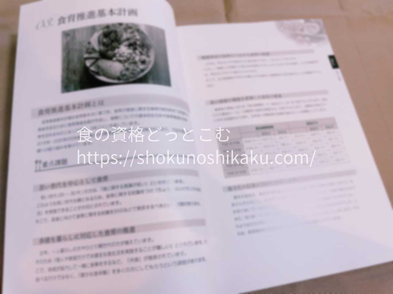 ラーキャリの食育栄養アドバイザー資格取得講座のテキスト・教材