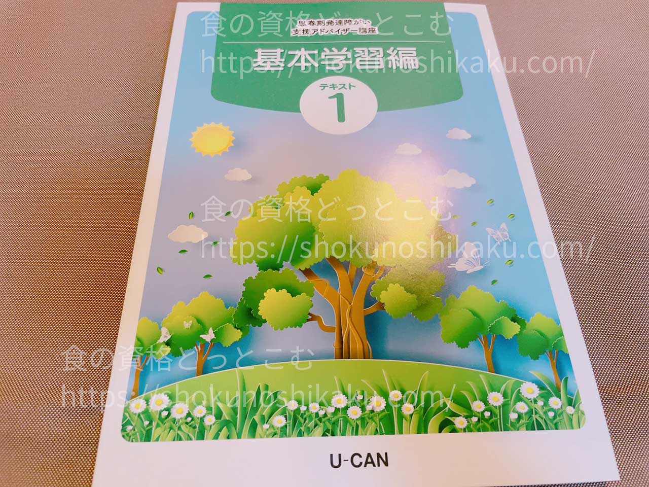 ユーキャンの思春期発達障がい支援アドバイザー資格講座のテキスト・教材