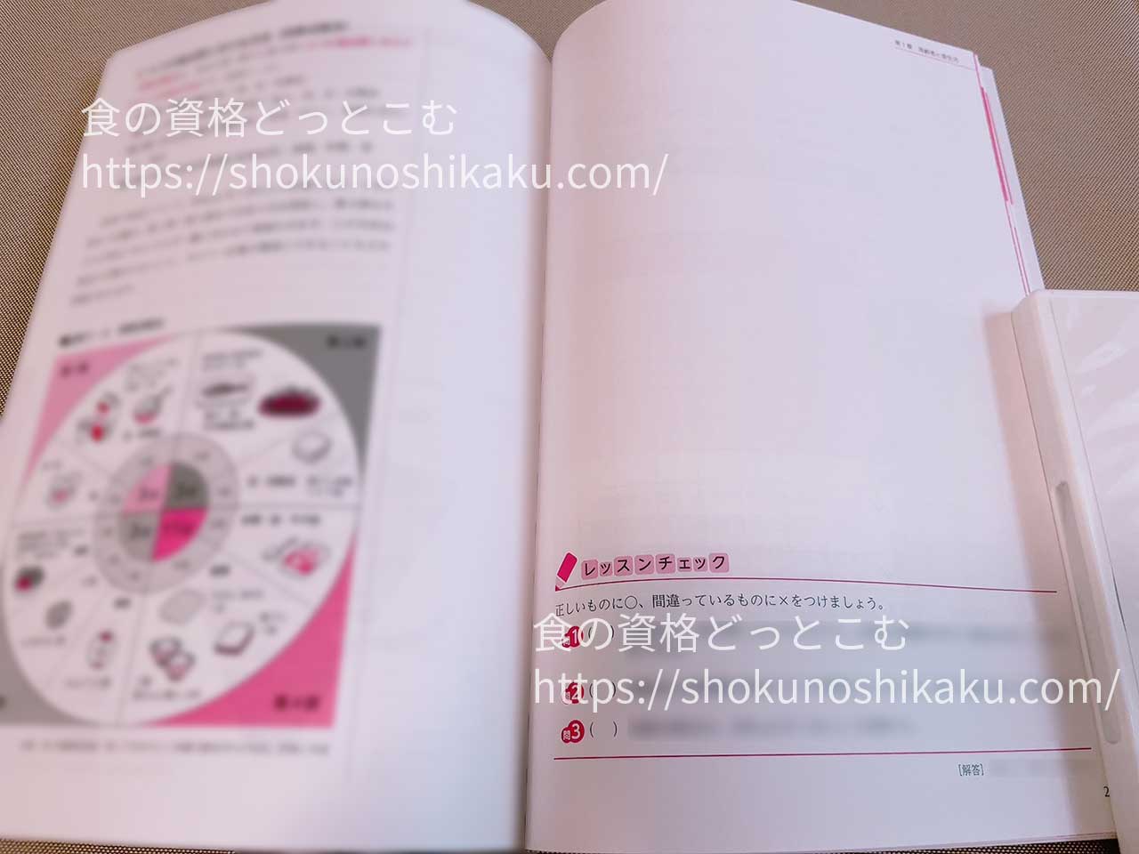 ユーキャンの介護食コーディネーター資格講座のテキスト・教材